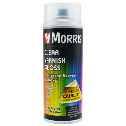 Morris Spray/Σπρέι Βερνίκι Διάφανο Clear Varnish Gloss 400ml 28530