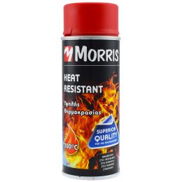 Morris Spray/Σπρέι Υψηλής Θερμοκρασίας 300c Κόκκινο 400ml 33497