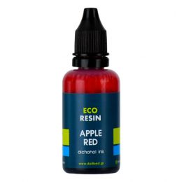 Eco Resin Apple Red Χρωστική Για Υγρό Γυαλί Οινοπνεύματος 20ml