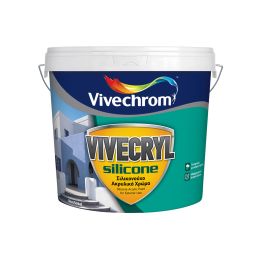 Oικολογικό Σιλικονούχο Λευκό Ακρυλικό Χρώμα Vivecryl Silicone 3lt 