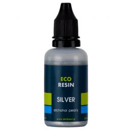 Eco Resin Silver Χρωστική Για Υγρό Γυαλί Πέρλα Οινοπνεύματος 25ml